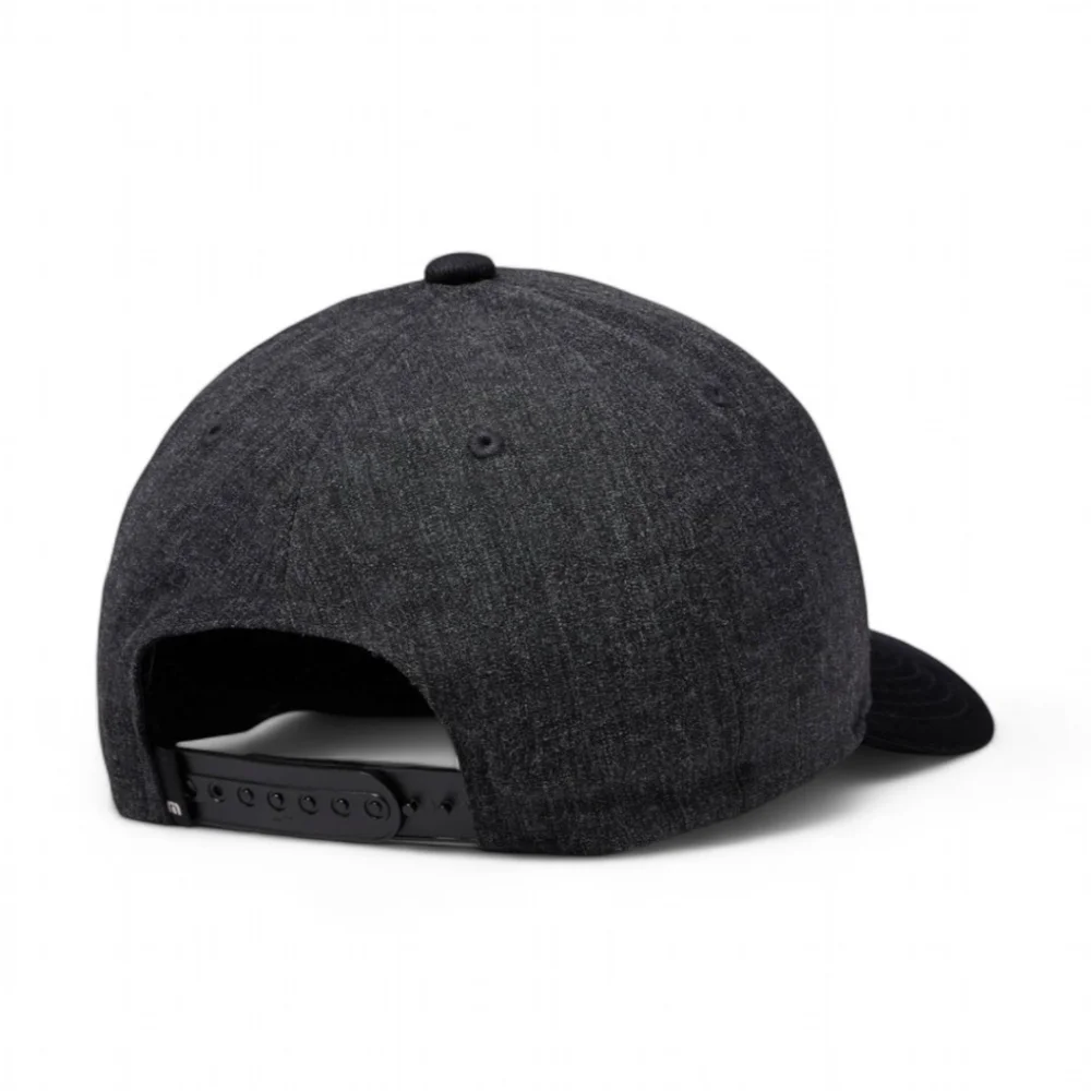 Travis Mathew Corduroy Bill‎ Nightjar Snapback Hat Heather Black Golf Cap